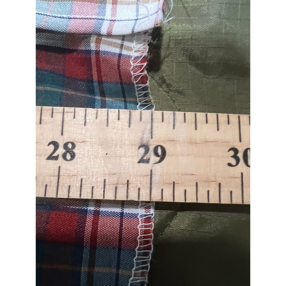 Panhandle Slim VTG Golden West Pearl Snap Men S Slim Fit Permanently Press Plaid - Picture 7 of 9